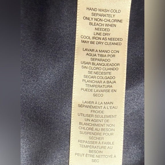 CHICO'S Tweed Longline Frayed Jacket Navy Blue Colorblock Size 0 (US 4/6 Small) - Picture 5 of 16